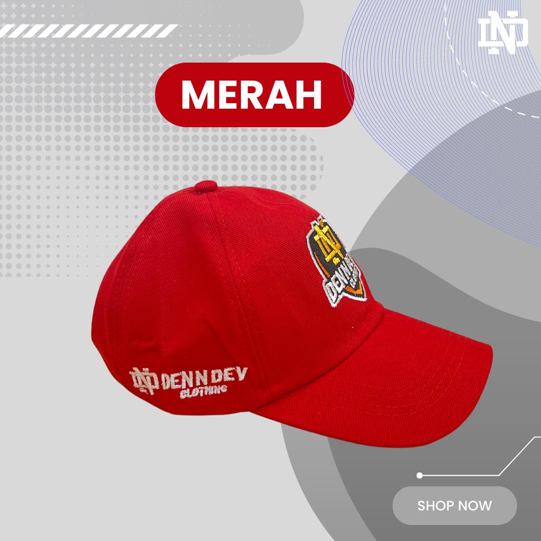 DEN N DEV Topi Baseball Distro Pria - Topi Bordir Keren Unisex Cap Dewasa Wanita