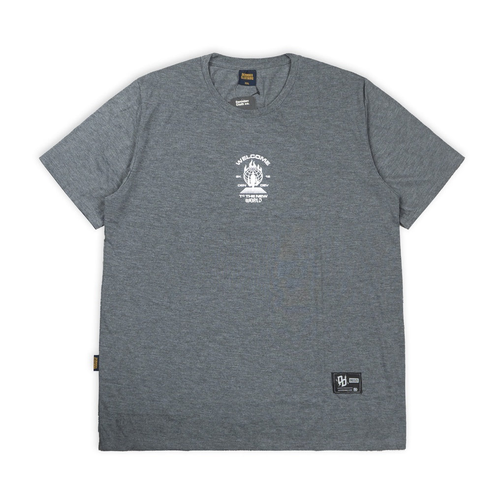 DEN N DEV - Kaos Big Size Pria | T-shirt Lengan Pendek Katun 20s