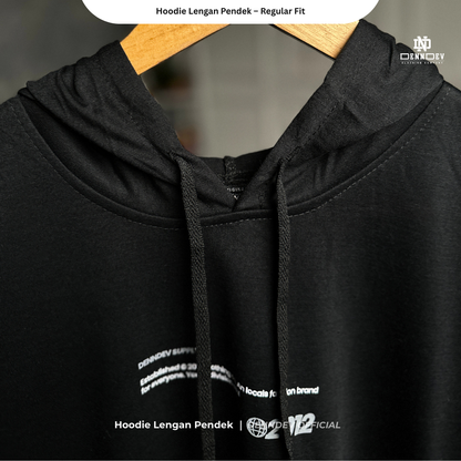 DEN N DEV Hoodie Lengan Pendek – Hoodie Kaos Premium Cotton 20s