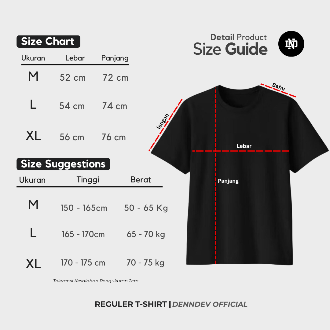[SERIAN] Kaos Oblong Kombi Reguler - 1 Lusin 1 Motif (Mix Size M-L-XL)