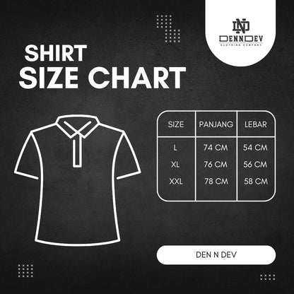 DEN N DEV - Pakaian pria keren pendek/baju cowo keren motif IRRATIONAL/Kaos simpel