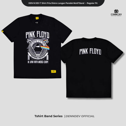 DEN N DEV - Kaos Band Pria Distro T-Shirt Musik Rock Metal Vintage Regular Fit