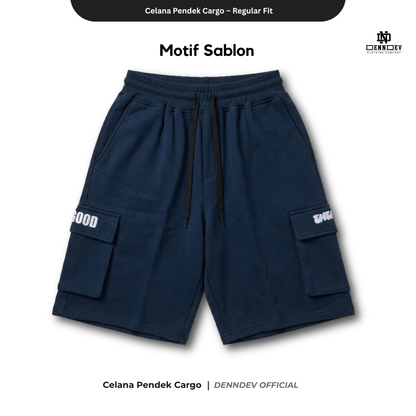 DENNDEV Celana Pendek Cargo Sweatpants - Urban Comfort Series