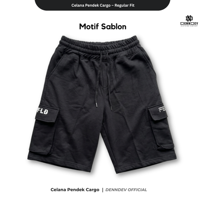 DENNDEV Celana Pendek Cargo Sweatpants - Urban Comfort Series