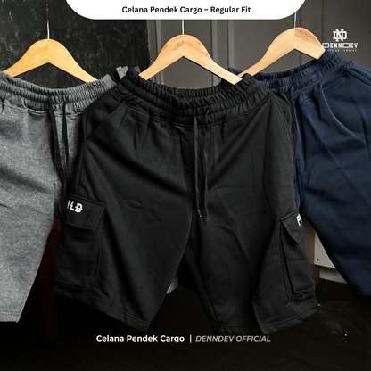 DENNDEV Celana Pendek Cargo Sweatpants - Urban Comfort Series
