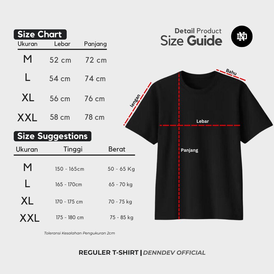 DEN N DEV - T Shirt Pendek Motif Angka V Neck Rib Manset Rajut