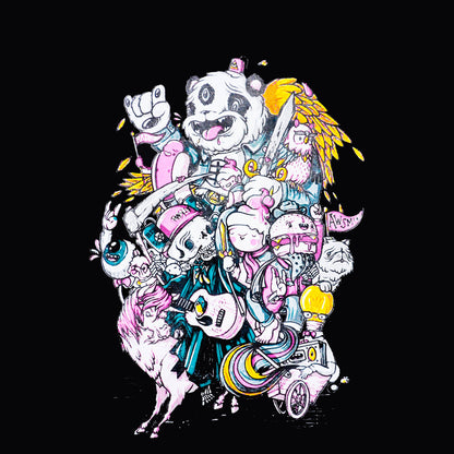 DEN N DEV PREMIUM | Doodle Art PANDA