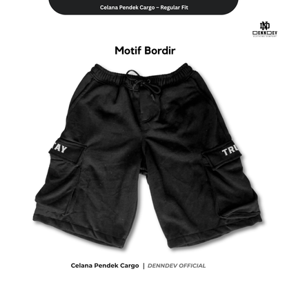 DENNDEV Celana Pendek Cargo Sweatpants - Urban Comfort Series