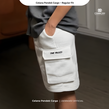 DENNDEV Celana Pendek Cargo Sweatpants - Urban Comfort Series